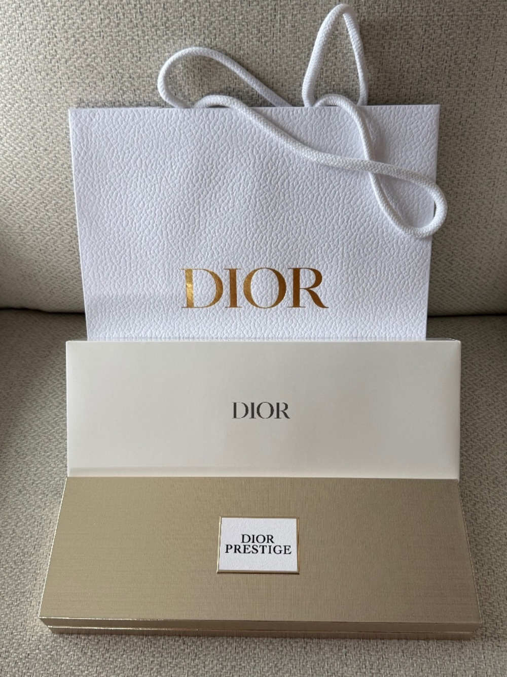 New Dior Prestige Gold 7 piece gift set